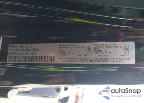 2021 Jeep Wrangler 4Xe Unlimited Sahara 4X4 from USA, damaged, VIN 1C4JJXP60MW772389